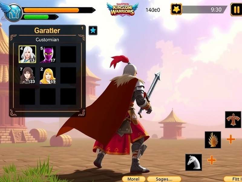 Saffron Kingdom Warriors gameplay screenshot
